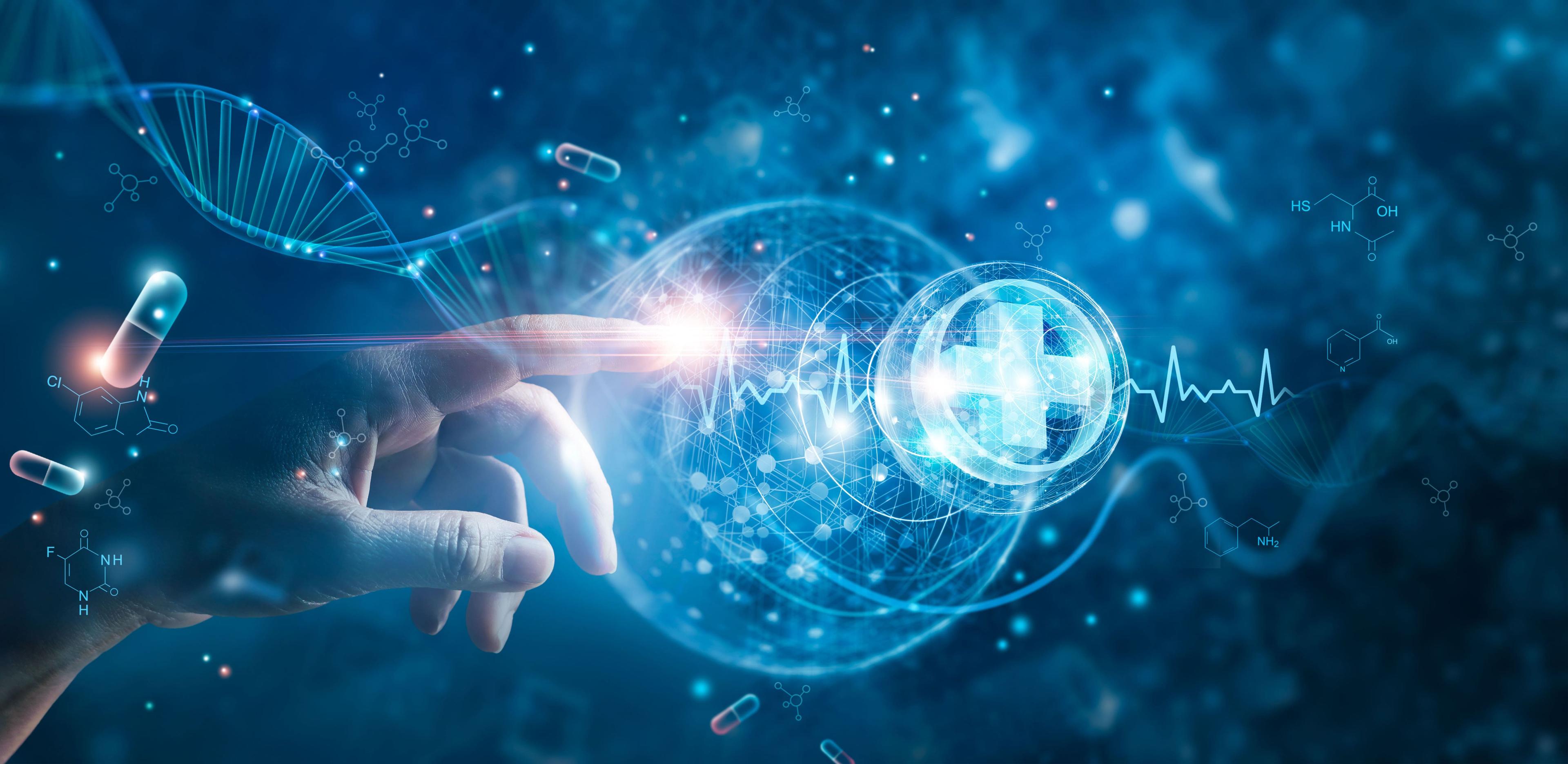 Precision medicine and cell technology key visual